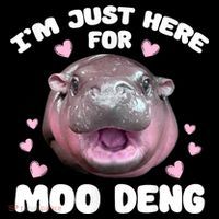 IM Just Here For The Moo Deng Ornament thumb 1