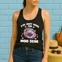 IM Just Here For The Moo Deng Women's Tank Top thumb 2