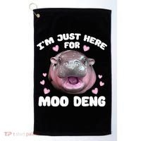 IM Just Here For The Moo Deng Golf Towel thumb 0