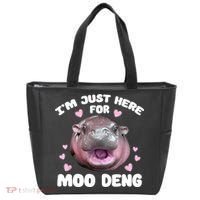 IM Just Here For The Moo Deng Tote Bag thumb 0