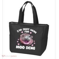 IM Just Here For The Moo Deng Tote Bag thumb 3