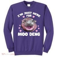 IM Just Here For The Moo Deng Sweatshirt thumb 0
