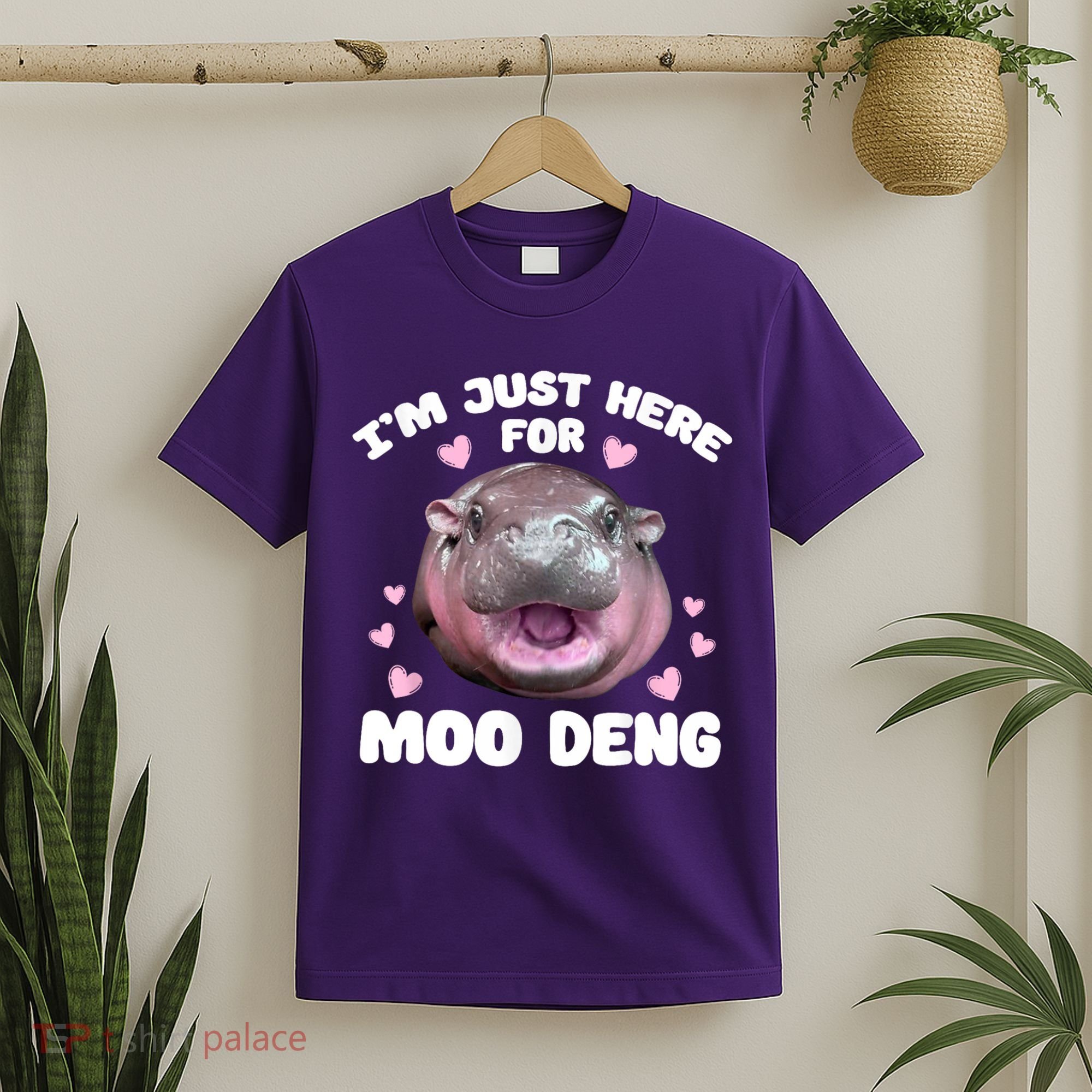 IM Just Here For The Moo Deng T-Shirt
