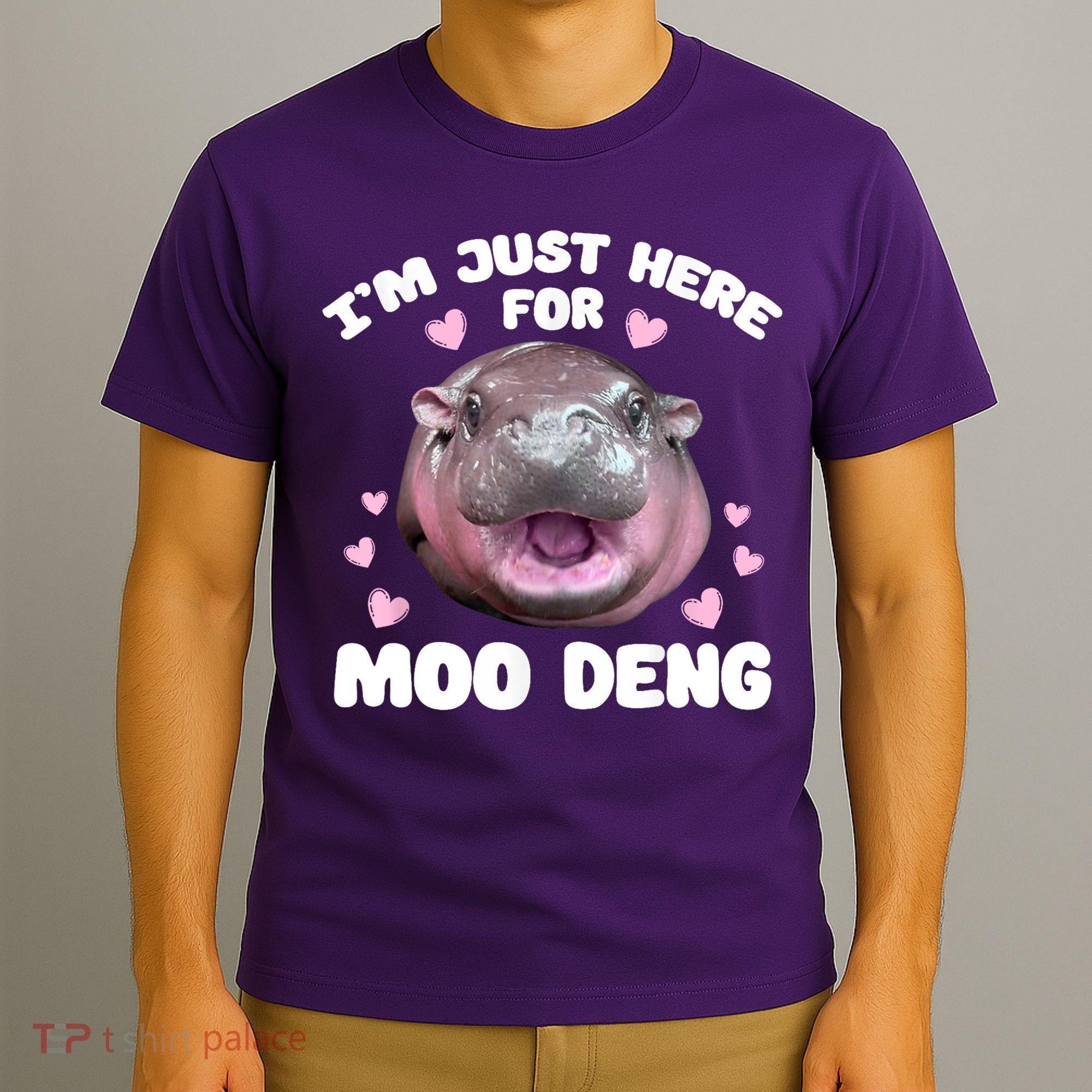 IM Just Here For The Moo Deng T-Shirt