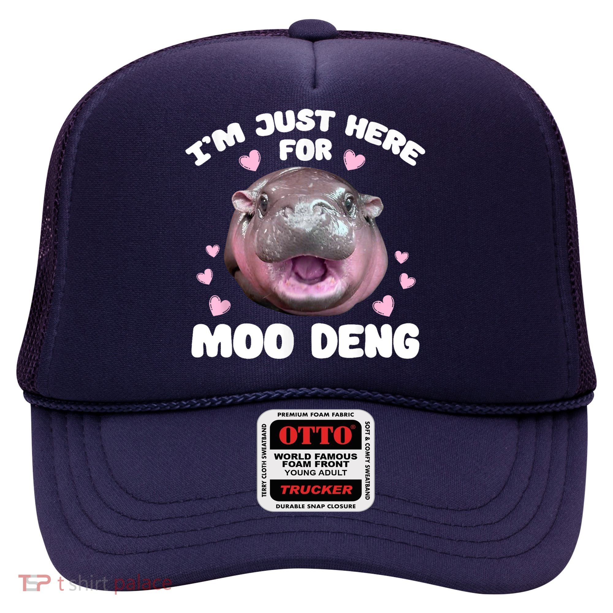 IM Just Here For The Moo Deng Hat