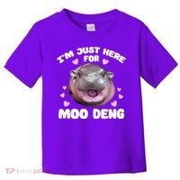IM Just Here For The Moo Deng Toddler T-Shirt thumb 0