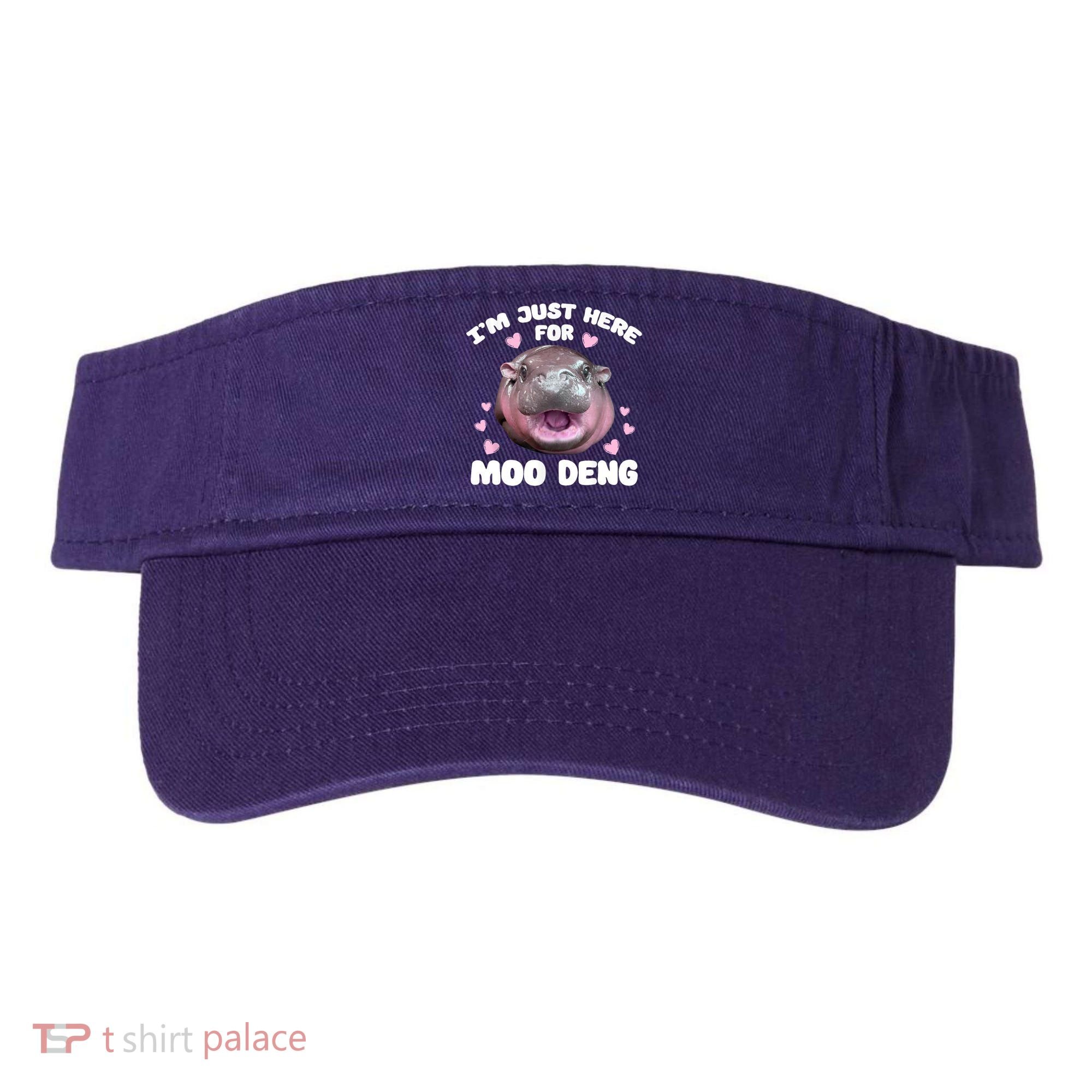 IM Just Here For The Moo Deng Visor