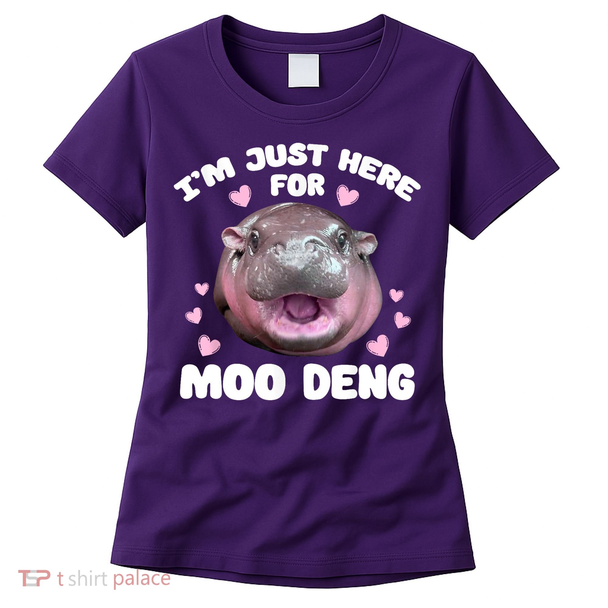 IM Just Here For The Moo Deng Women's T-Shirt