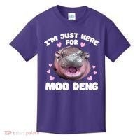 IM Just Here For The Moo Deng Kids T-Shirt thumb 0