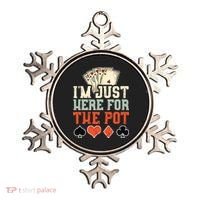 I'm Just Here For The Pot - Poker Ornament thumb 0