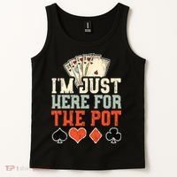 I'm Just Here For The Pot - Poker Tank Top thumb 2