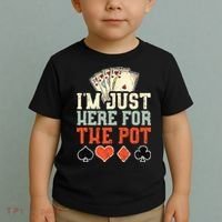 I'm Just Here For The Pot - Poker Toddler T-Shirt thumb 2