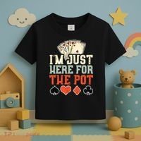 I'm Just Here For The Pot - Poker Toddler T-Shirt thumb 3