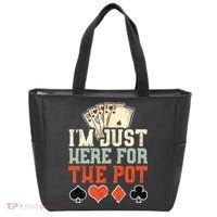 I'm Just Here For The Pot - Poker Tote Bag thumb 0