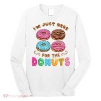 Im Just Here For The Donuts Candy Lover Long Sleeve Shirt thumb 0