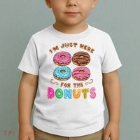 Im Just Here For The Donuts Candy Lover Toddler T-Shirt thumb 2
