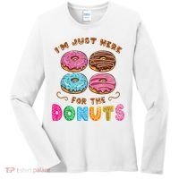 Im Just Here For The Donuts Candy Lover Women's Long Sleeve Shirt thumb 0