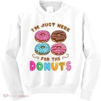 Im Just Here For The Donuts Candy Lover Kids Sweatshirt thumb 0