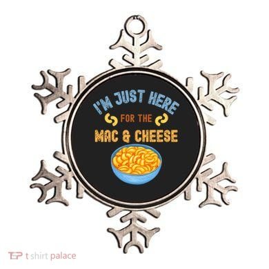I'm Just Here For The Mac And Cheese Funny Food Humor Ornament