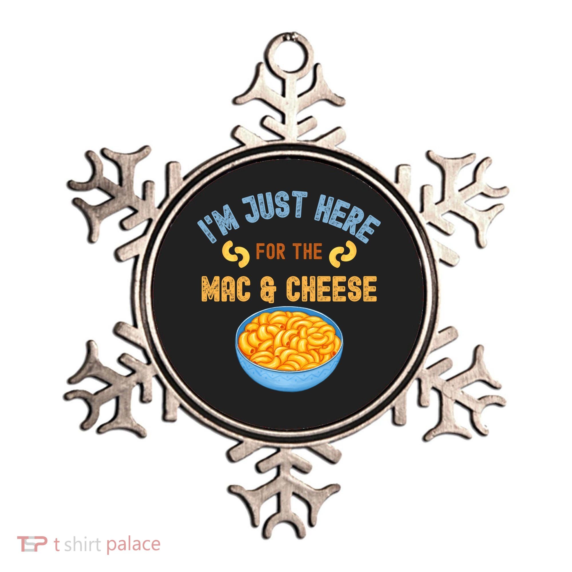 I'm Just Here For The Mac And Cheese Funny Food Humor Ornament