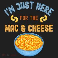 I'm Just Here For The Mac And Cheese Funny Food Humor Golf Towel thumb 3