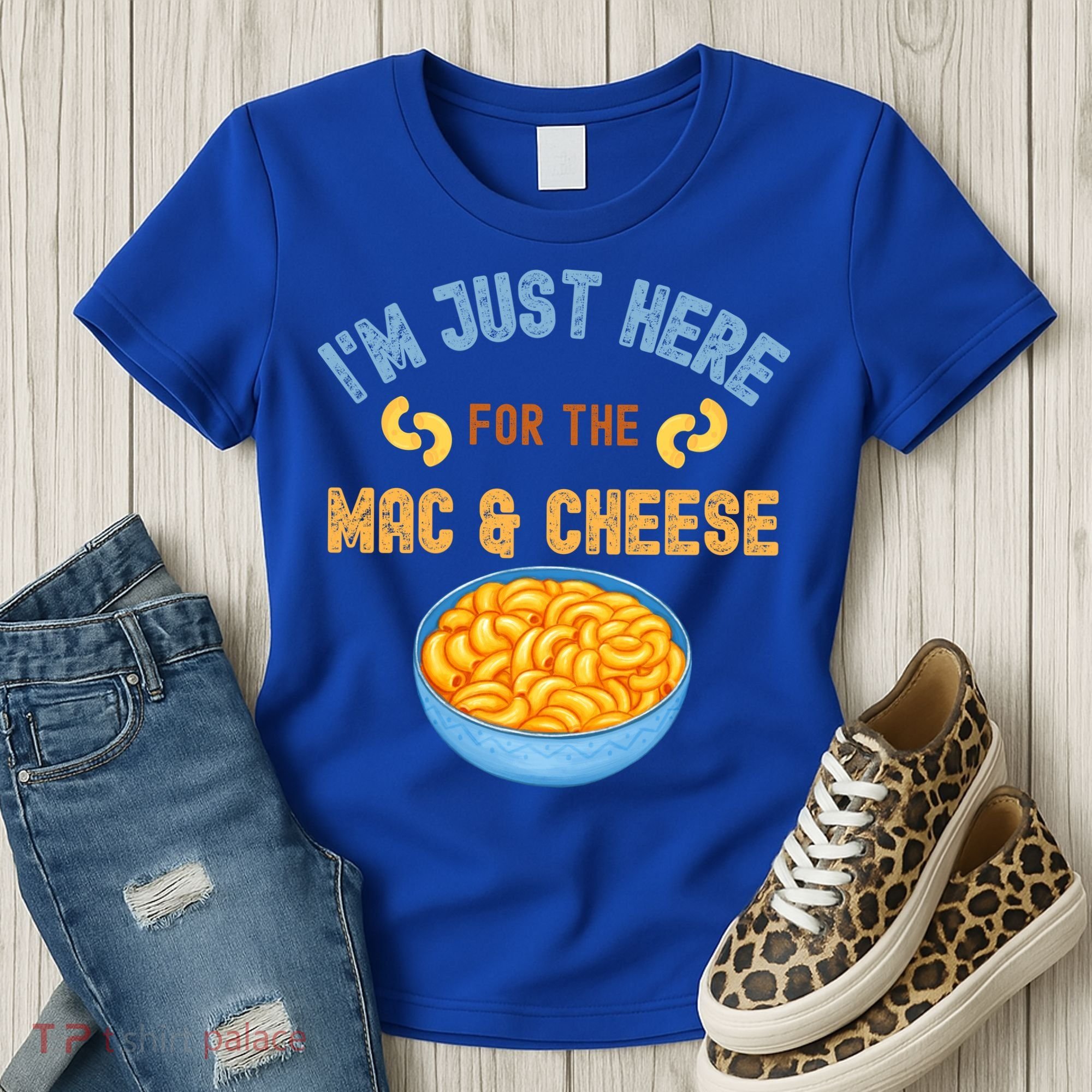 I'm Just Here For The Mac And Cheese Funny Food Humor Women's T-Shirt