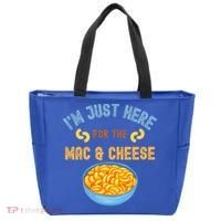 I'm Just Here For The Mac And Cheese Funny Food Humor Tote Bag thumb 0