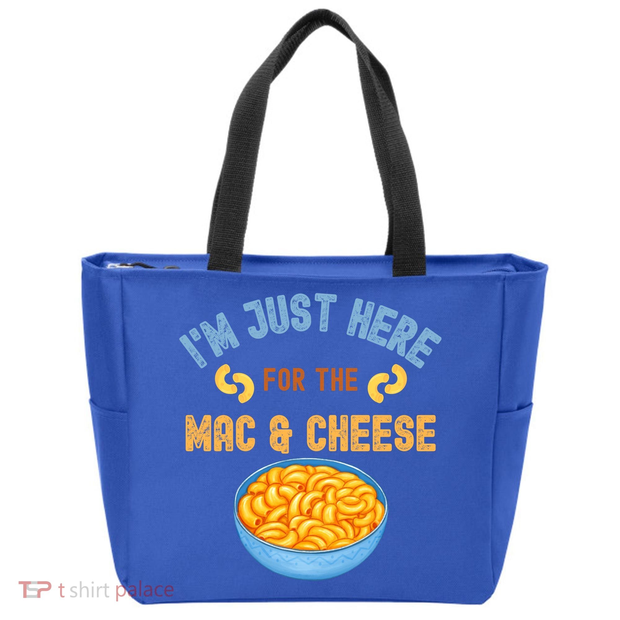 I'm Just Here For The Mac And Cheese Funny Food Humor Tote Bag
