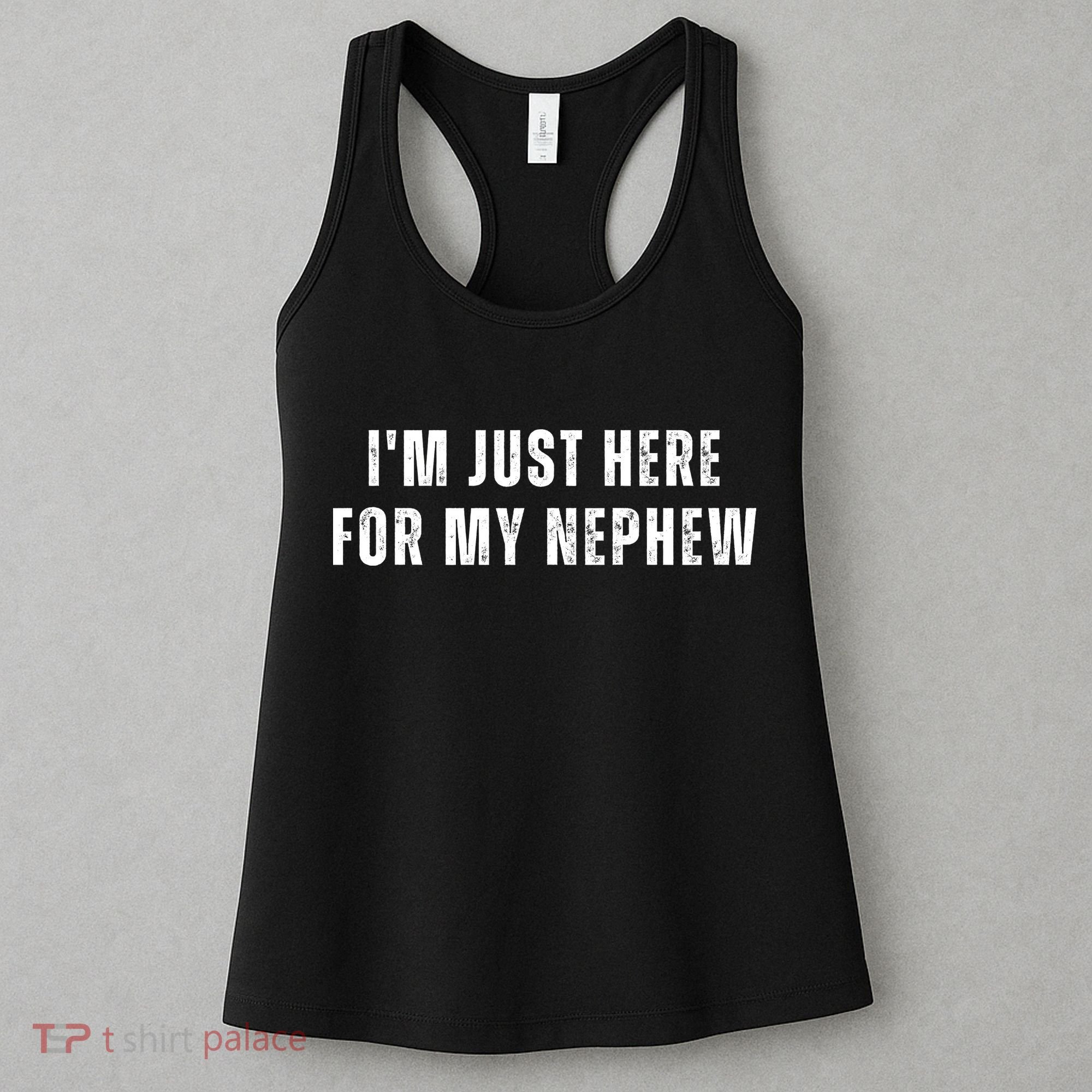 Im Just Here For My Nephew Auntie Women's Tank Top