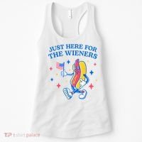 Im Just Here For The Wieners 4th Of July Shirts Women's Tank Top thumb 0