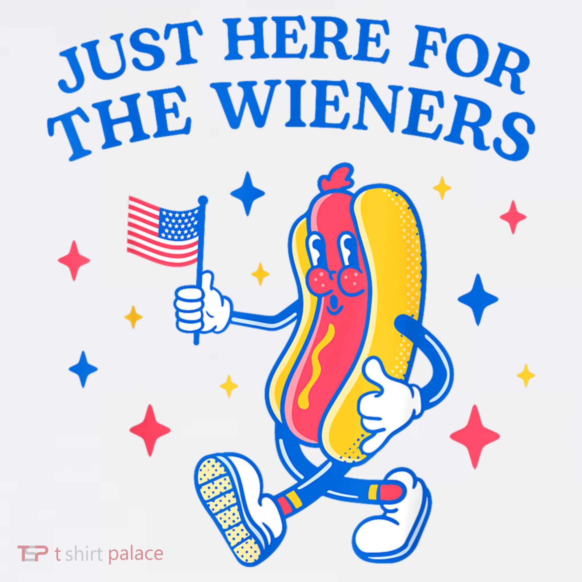 Im Just Here For The Wieners 4th Of July Shirts Women's Tank Top
