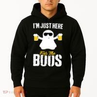IM Just Here For The Boos Beer Funny Halloween Hoodie thumb 2