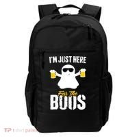 IM Just Here For The Boos Beer Funny Halloween Backpack thumb 0