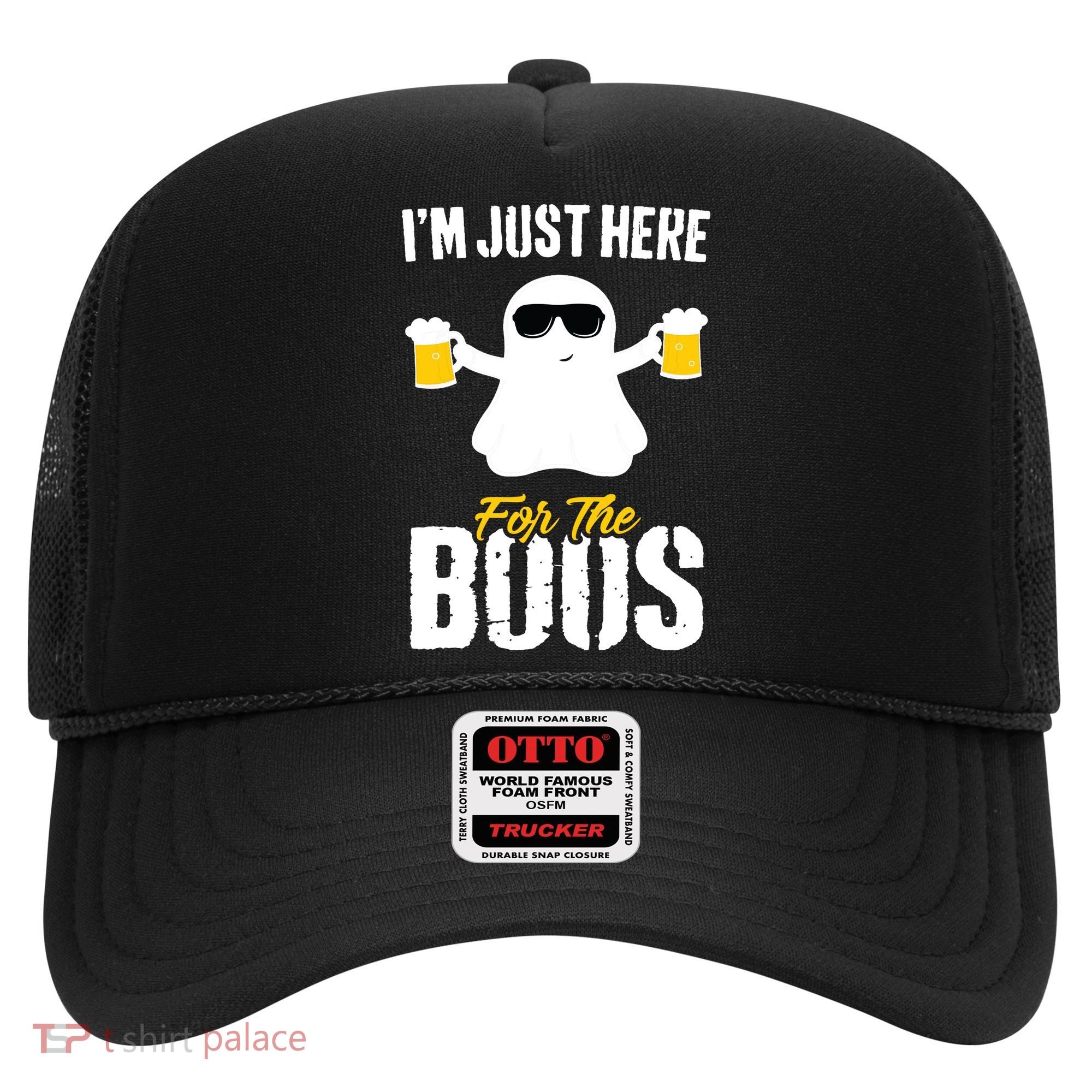 IM Just Here For The Boos Beer Funny Halloween Hat