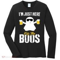 IM Just Here For The Boos Beer Funny Halloween Women's Long Sleeve Shirt thumb 0