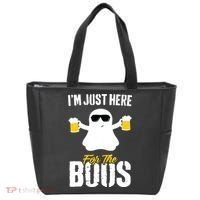 IM Just Here For The Boos Beer Funny Halloween Tote Bag thumb 0