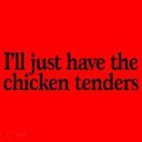 I'll Just Have The Chicken Tenders Funny Santa Hat thumb 1