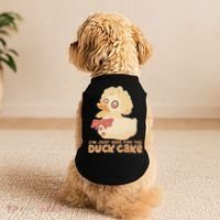I Just Here For The Duck Cake Snack Doggie Tank thumb 2