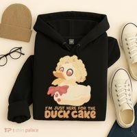 I Just Here For The Duck Cake Snack Hoodie thumb 4