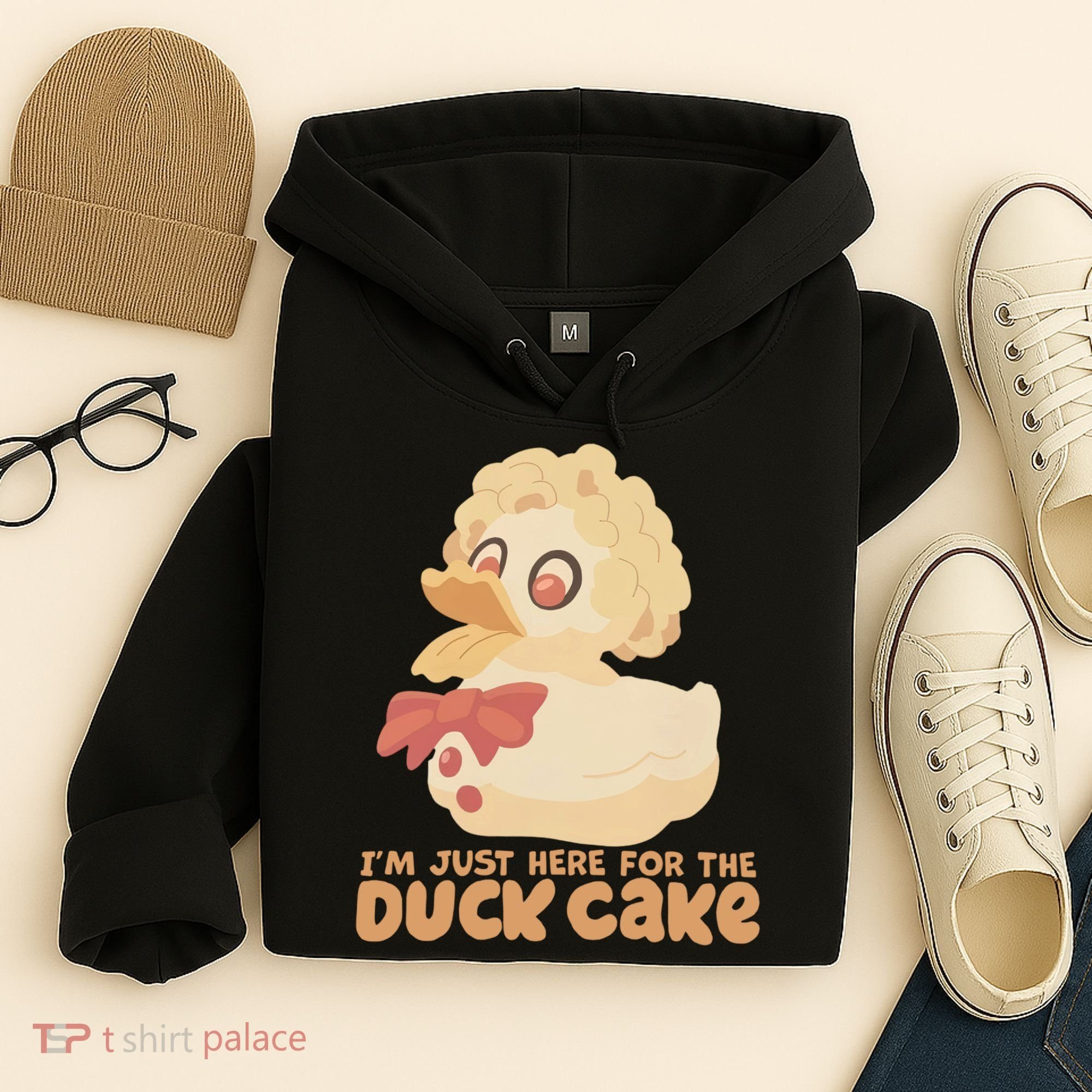 I Just Here For The Duck Cake Snack Hoodie