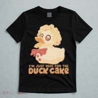 I Just Here For The Duck Cake Snack T-Shirt thumb 5