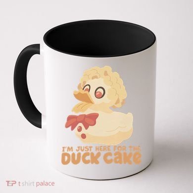 I Just Here For The Duck Cake Snack Coffee Mug