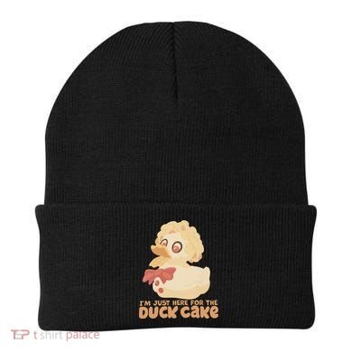 I Just Here For The Duck Cake Snack Beanie