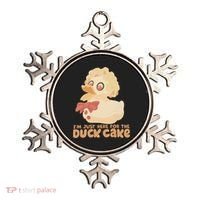 I Just Here For The Duck Cake Snack Ornament thumb 0