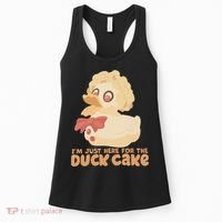 I Just Here For The Duck Cake Snack Women's Tank Top thumb 0