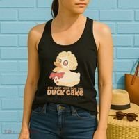 I Just Here For The Duck Cake Snack Women's Tank Top thumb 2