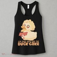 I Just Here For The Duck Cake Snack Women's Tank Top thumb 3