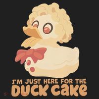 I Just Here For The Duck Cake Snack Hat thumb 2