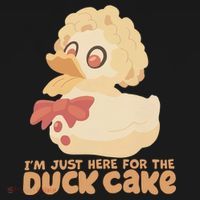 I Just Here For The Duck Cake Snack Tank Top thumb 6