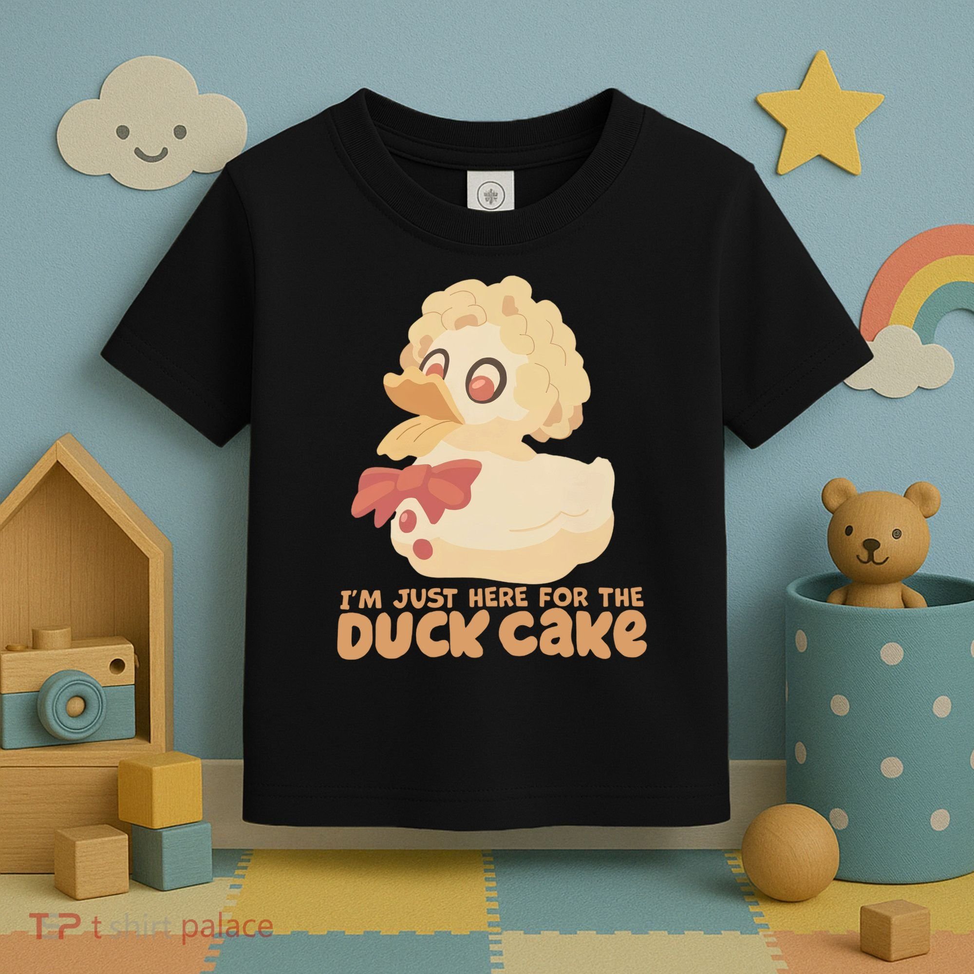 I Just Here For The Duck Cake Snack Toddler T-Shirt